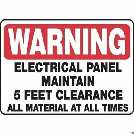 ACCUFORM WARNING SAFETY SIGN ELECTRICAL PANEL MELC316XT